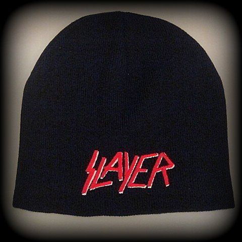 SLAYER - Embroidered visor beanie hat